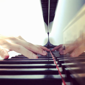 自分に音楽療法の画像