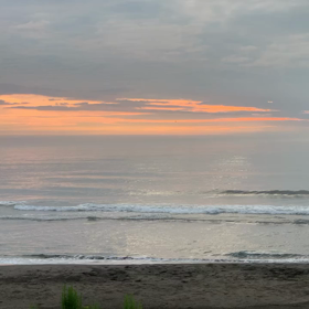 7月24日千葉北、東浪見の朝の波の画像
