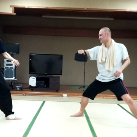 アクション稽古の画像