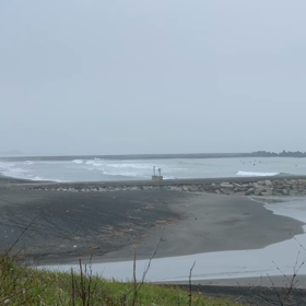 6月21日千葉北、東浪見の朝の波の画像