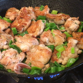 鶏肉とおネギと私の画像