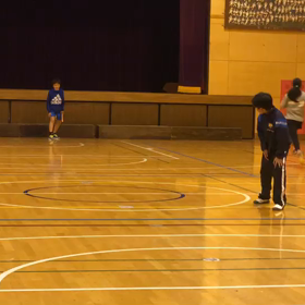 川越小練習 バトン練習(体育館)③の画像