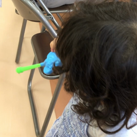 シャボン玉遊びの画像