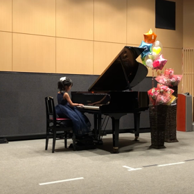 ピアノ発表会2019姉の画像