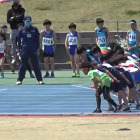 越谷男子1000m２組目①の画像