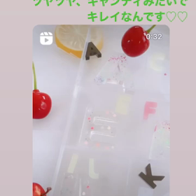 レジンキーホルダーの画像