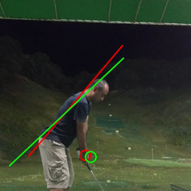 インサイド引き過ぎの画像