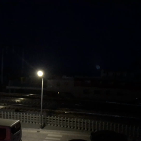 【動画】今日の夜景から 留置線のテストの画像