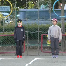 Aグループ(50m走)ゴール付近⑪の画像