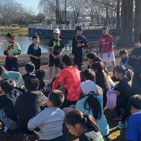 ミニ駅伝（優勝インタビュー）①の画像