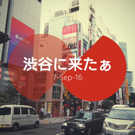 渋谷に来たぁの画像