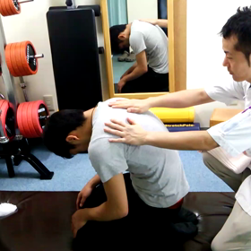 背骨矯正!! 本日は胸椎下部の画像