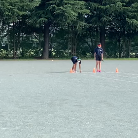 女子リレー練習⑪の画像