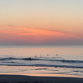 5月30日千葉北、東浪見の朝の波の画像