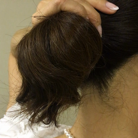 簡単アップヘア、動画編の画像