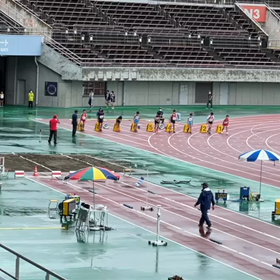 男子５年100m予選①の画像