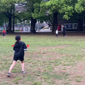 4/22 ジャベリックボール投げ練習④の画像