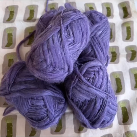 スヌードの製作過程の画像