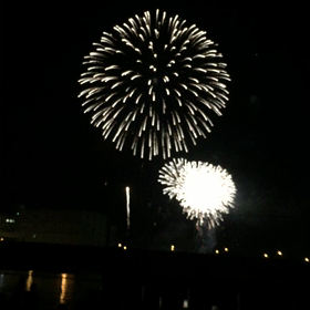 横浜 開港祭の花火〜の画像