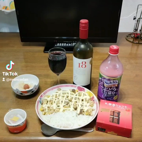 スクランブルつなマヨ丼#Rosefamily #ニャンデジ #かわゆしの画像