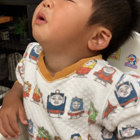 次男がネック笑の画像