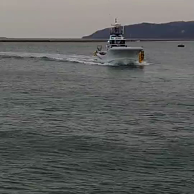 能取新港入港の画像