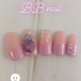 あじさいネイルの画像