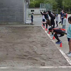 4/22 立ち幅跳び②の画像