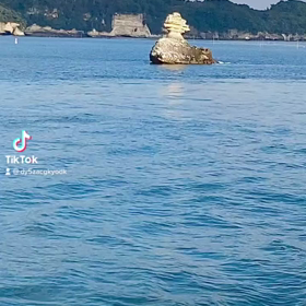 松島の銘所、仁王島❗️海が綺麗です❗️遊覧船❗️の画像