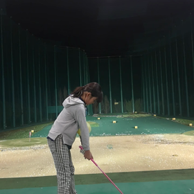 ボールを挟んでの画像