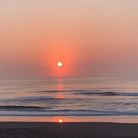 6月26日千葉北、東浪見の朝の波の画像