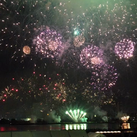 夏の風物詩（花火の動画）の画像