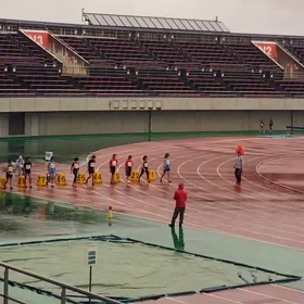６年女子100m予選①の画像