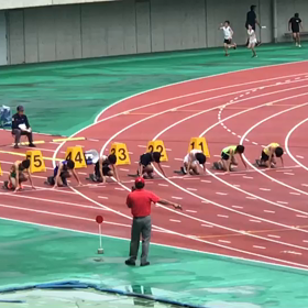 ６年男子100m予選 (三田くん)の画像