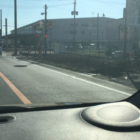 レールバスに遭遇の画像
