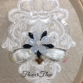 刺繍ブレードの上にビーズ刺繍2の画像