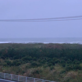 10月11日千葉北、東浪見の朝の波の画像