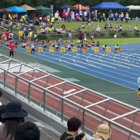 チャレンジトライアル男子100m⑦の画像