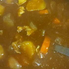 今日の夕飯カレー投稿しちゃいますの画像