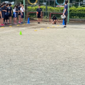 100m記録会(６年生 スタート付近)④の画像