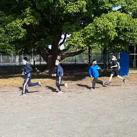 5月1日 所走練習 準備運動&ジョグバトン⑪の画像