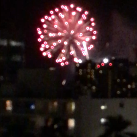 金曜日 ヒルトンの花火の画像