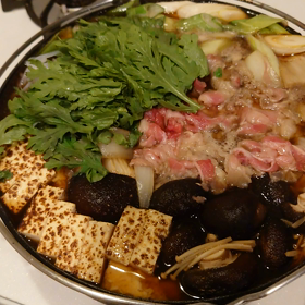 すき焼き作りました。の画像