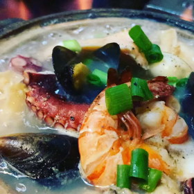 海鮮煮込み大好評の画像