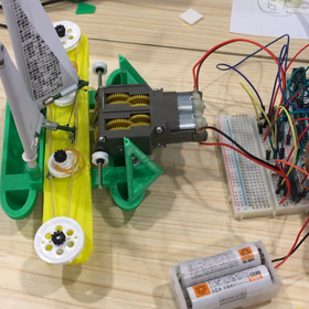 ひと  まずリンクなしで動かしてみたの画像