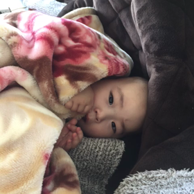 朝のねんね。の画像