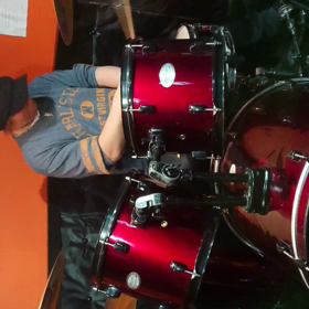 ドラムの練習の画像