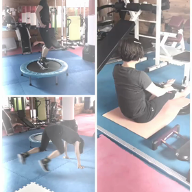 筋トレと有酸素運動！の画像