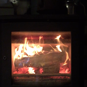 薪ストーブ 暖かいの画像