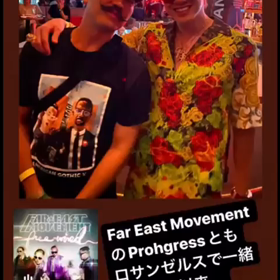 Far East MovementのProhgressと日本で再会☆の画像